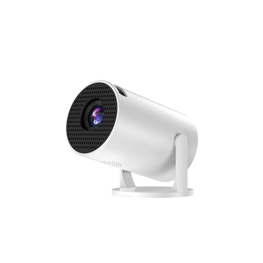 HY300 Android Mini Projector with WiFi and Bluetooth, 180° Flip Portable Home Movie Video Projector, 4K/1080P Support 5G Wireless Streaming for Phone, TV Stick, PC, XBOX, PS5, Smart Devices